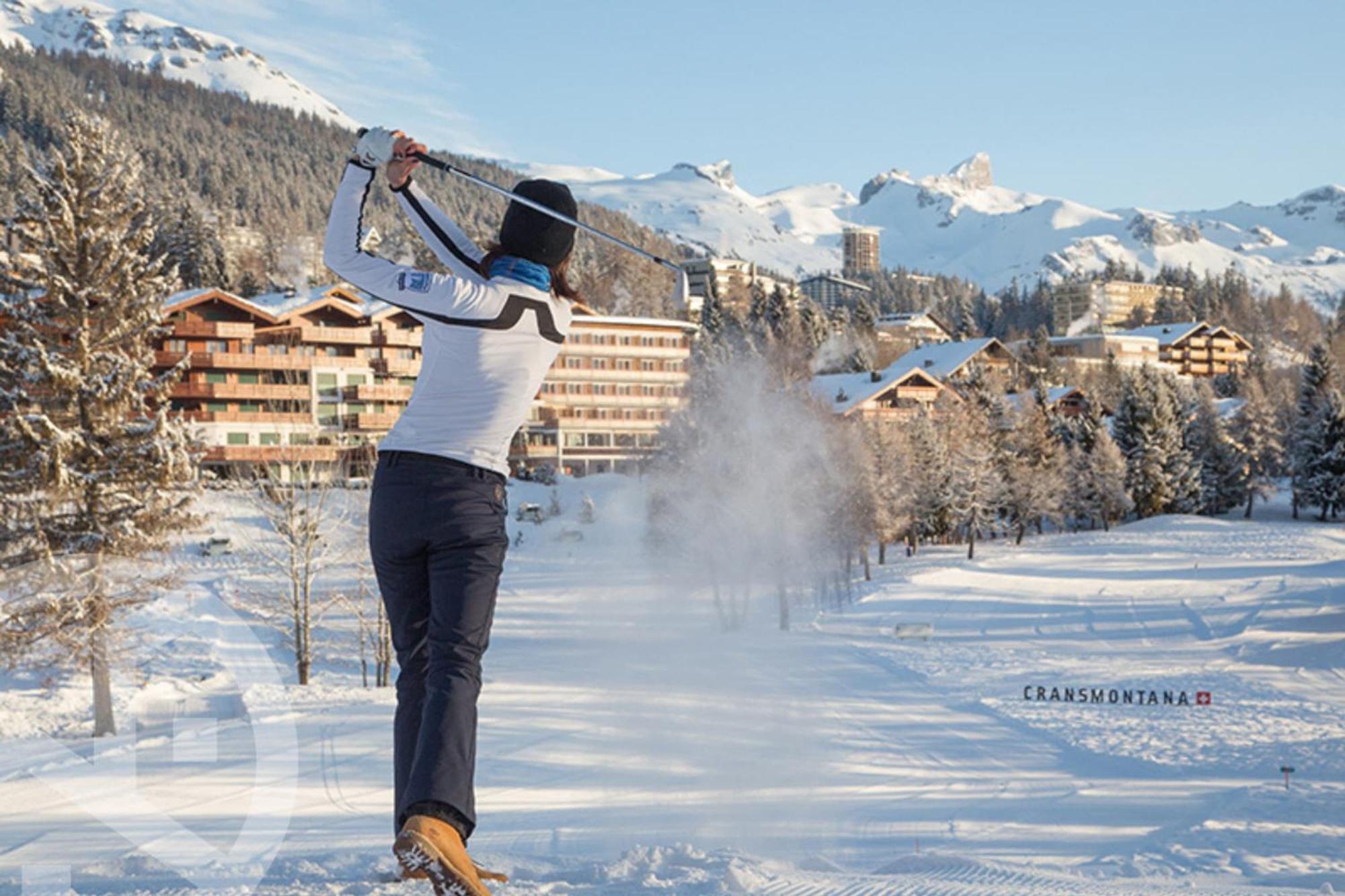 Balcon - Proche télécabines - Hypercentre - Parking Crans-Montana Esterno foto